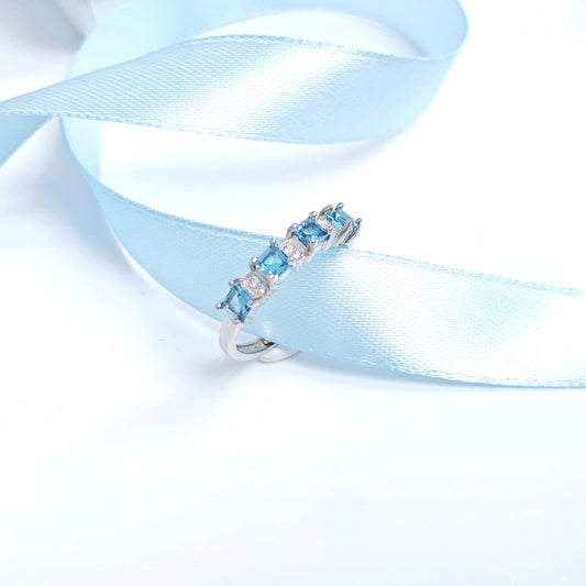 Topaz 925 sterling silver ring