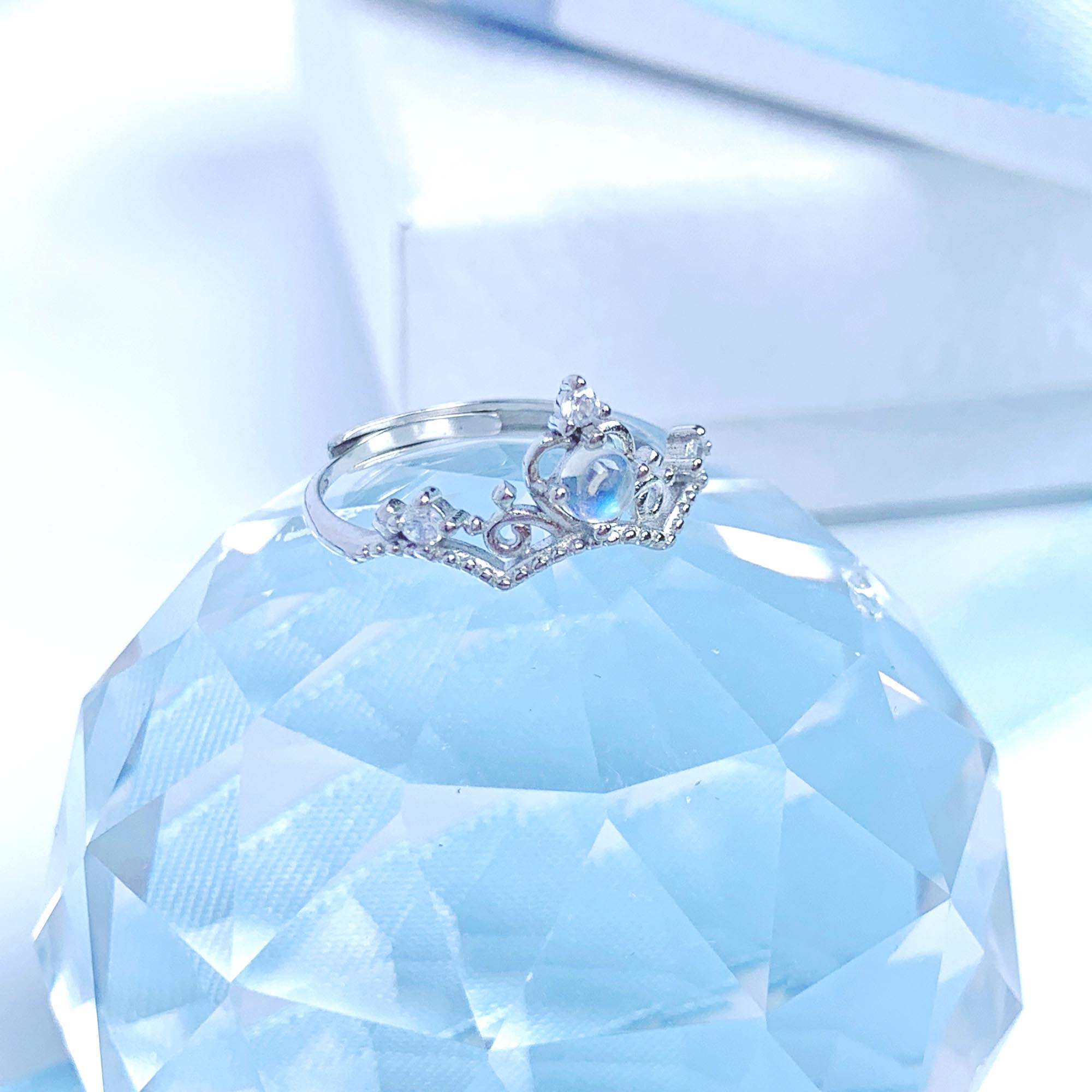 Blue Moonlight TARA 925 sterling silver ring